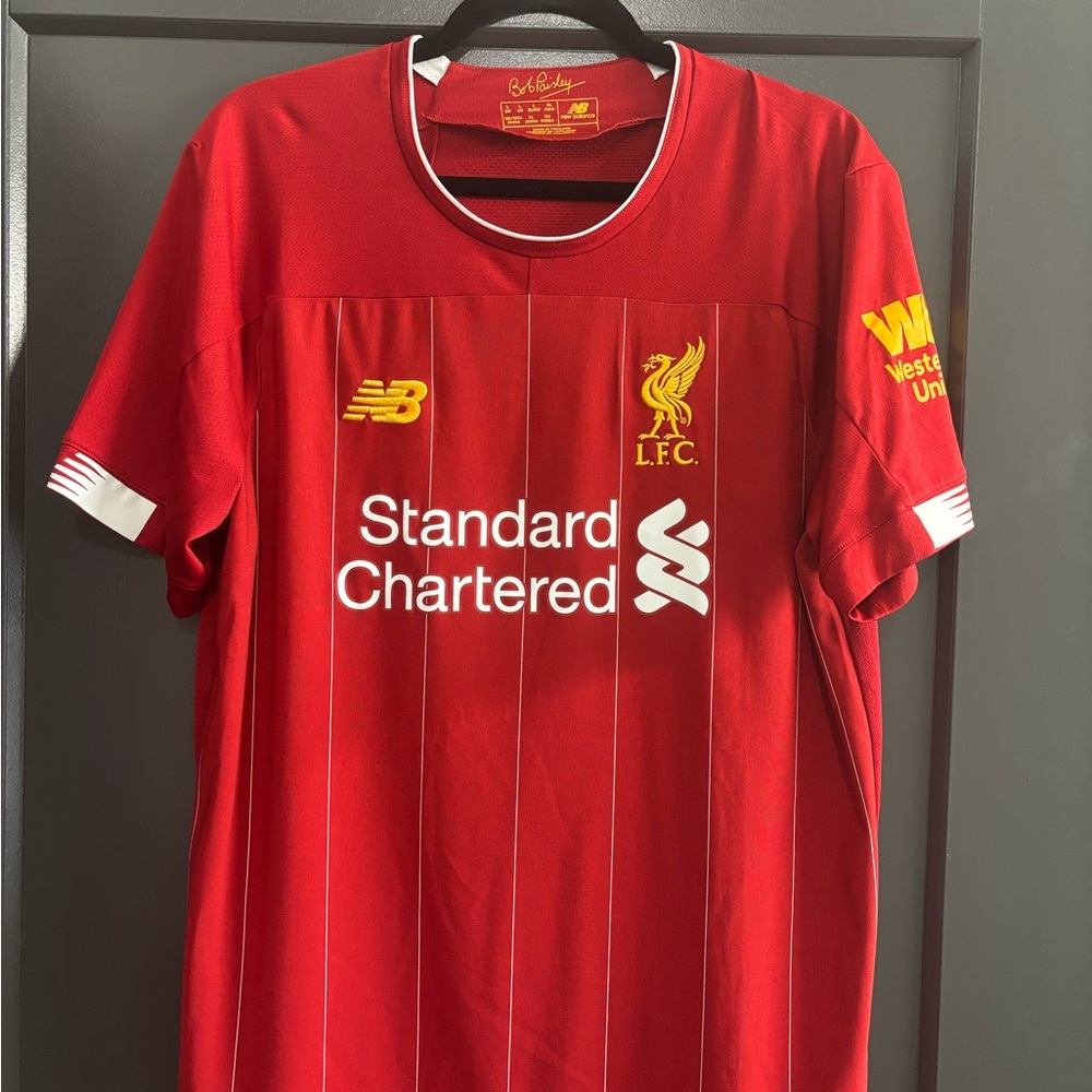 New Balance Men's Liverpool FC Home Jersey 2019. Great condition, rarely worn.